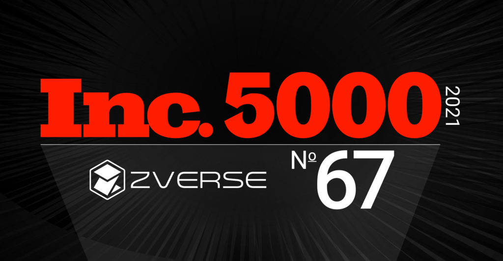 Inc. 5000 2021 List ranks ZVerse 67